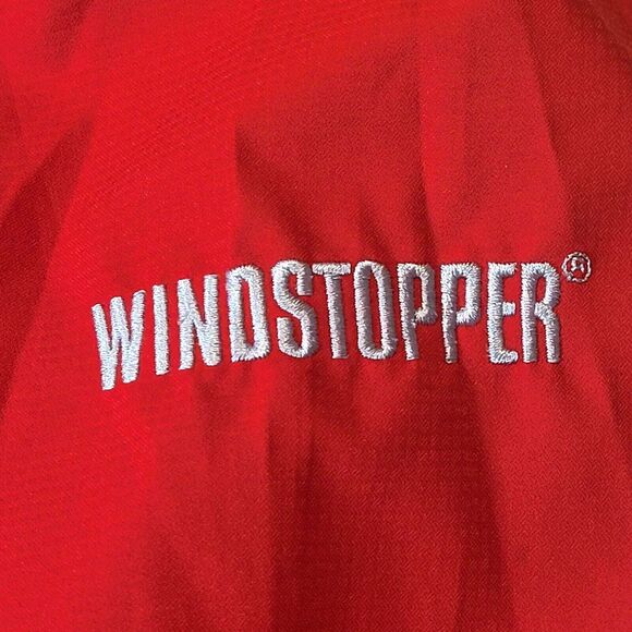 NEW Gore Bike Wear WINDSTOPPER Small Red Jacket Full Zip Cycle White Gray Black - Picture 13 of 15